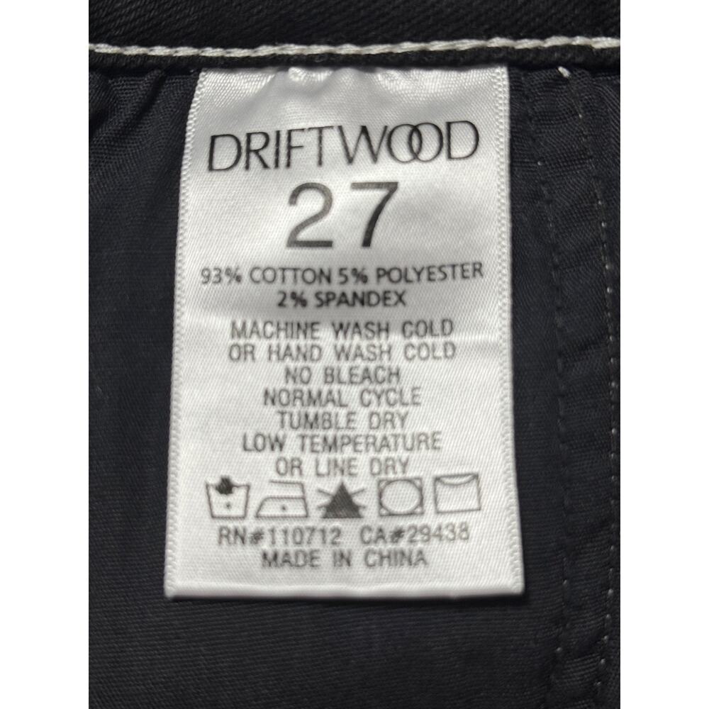 Driftwood Barbara Ravishing Rosettes Wide Leg Barrel Jeans, Size 27 - Picture 10 of 11